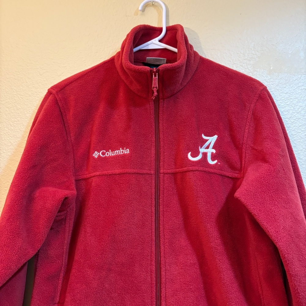 Columbia Alabama Red Fleece Zip Up Small